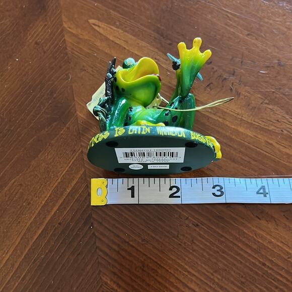 Character Collectibles Hip-Hoppers NIB Set of 2 Frog Figurines Dragonflies 3" - Picture 7 of 9